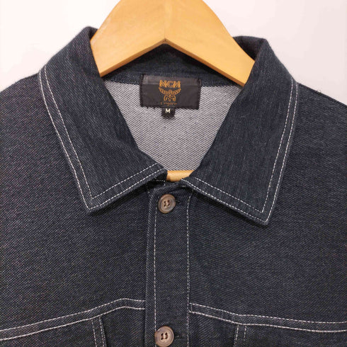エムシーエム MCM コットンポリ トラッカー型 シャツジャケット メンズ import:M