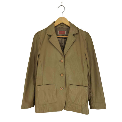 lamb leather ラムレザー3Bテーラードジャケット レディース 9AR