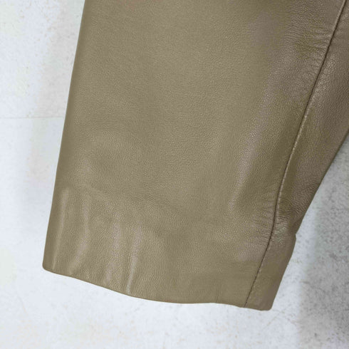 lamb leather ラムレザー3Bテーラードジャケット レディース 9AR