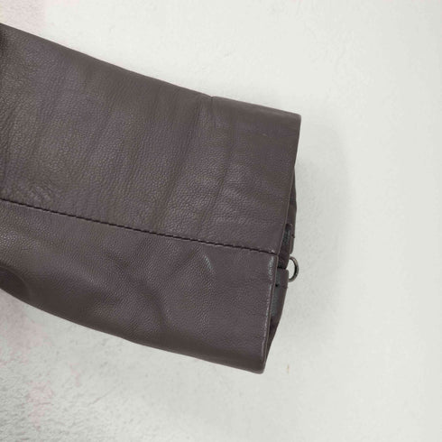 FLORENT goat leather ゴートレザー七分袖ダブルライダースジャケット レディース