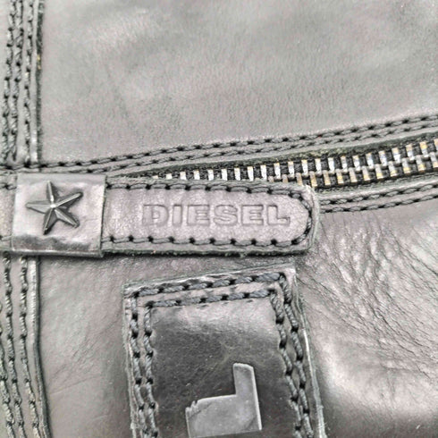 ディーゼル DIESEL サイドジップ レザー ブーツ レディース EUR:37