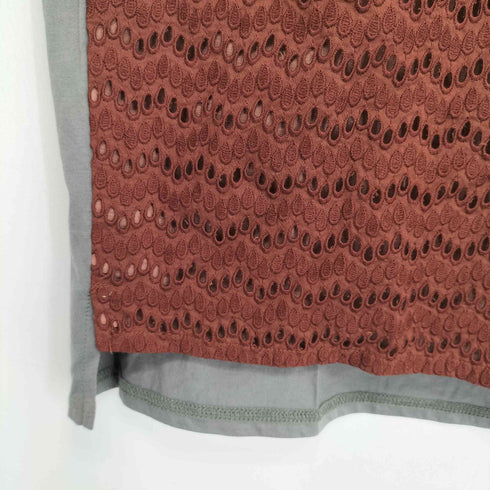 ステラシフォン STELLA CIFFON 異素材ドッキングカットソー レディース JPN:36