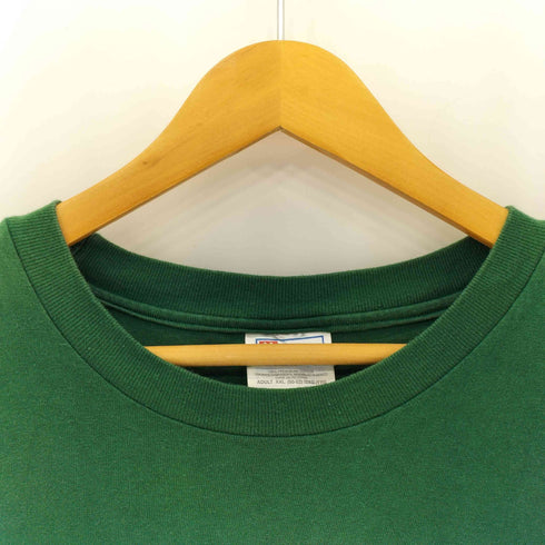 ヘインズ Hanes 90S クルーネック バックプリント 半袖Tシャツ カットソー メンズ XXL