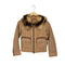 hoochie coochie lamb&pig leather fox fur フォックスファー付レザー切替2WAYジップジャケット レディース 38