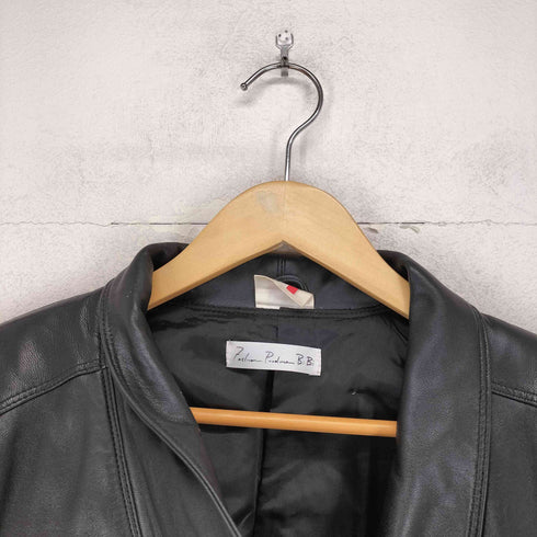 Fashion Produce Bi Bi lamb leather ラムレザーハーフコート レディース
