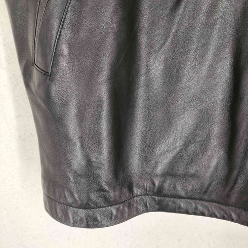 Fashion Produce Bi Bi lamb leather ラムレザーハーフコート レディース