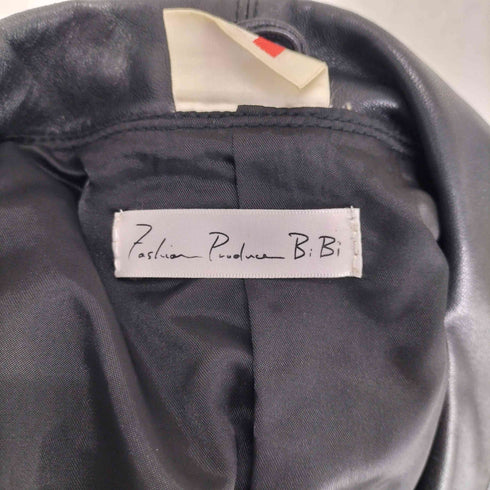 Fashion Produce Bi Bi lamb leather ラムレザーハーフコート レディース