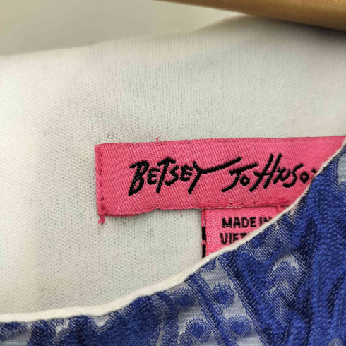 betsey johnson エンボス加工ペーズリーノースリーブワンピース レディース JPN:2
