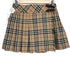 バーバリーブルーレーベル BURBERRY BLUE LABEL ノバチェック ウール プリーツ 巻きスカート レディース EUR:36