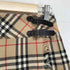 バーバリーブルーレーベル BURBERRY BLUE LABEL ノバチェック ウール プリーツ 巻きスカート レディース EUR:36