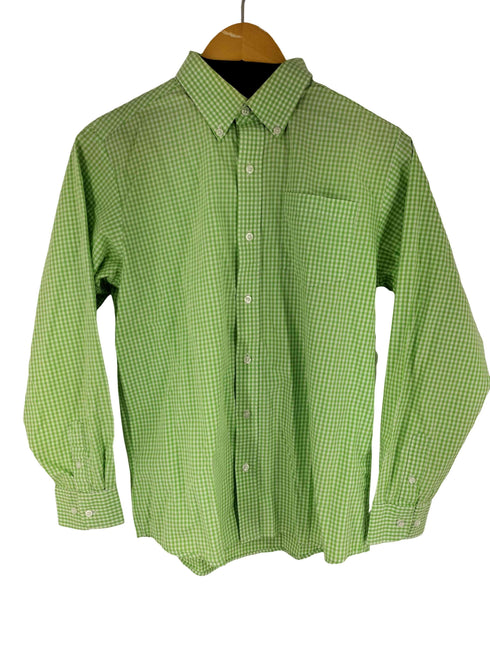 ヴァンヒューゼン VAN HEUSEN 90-00S L/S BD ギンガムチェック シャツ メンズ JPN:L