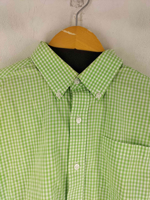 ヴァンヒューゼン VAN HEUSEN 90-00S L/S BD ギンガムチェック シャツ メンズ JPN:L