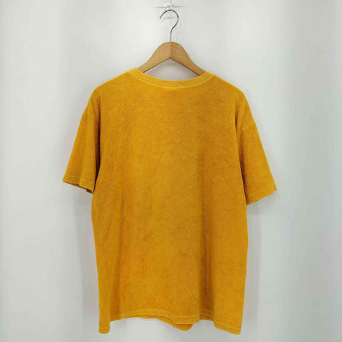 アディダス adidas パイル生地 クルーネック 半袖Tシャツ カットソー メンズ M