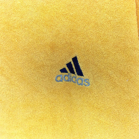 アディダス adidas パイル生地 クルーネック 半袖Tシャツ カットソー メンズ M