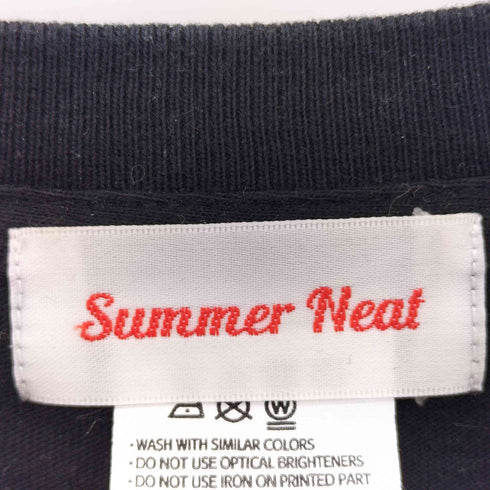 SUMMER NEAT NEATERプリント VネックロンT メンズ import:S