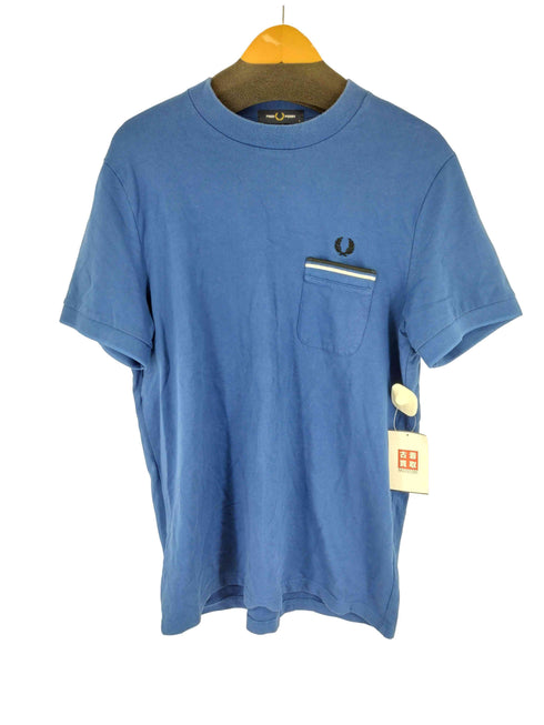 フレッドペリー FRED PERRY ワンポイントロゴ刺繍 S/S ポケットTシャツ メンズ JPN:L