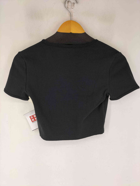 アディダス adidas エッセンシャルズ リブ Tシャツ レディース import:L