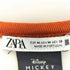 ザラ ZARA キャラクタープリント クロップド丈 クルーネックTシャツ レディース import:M