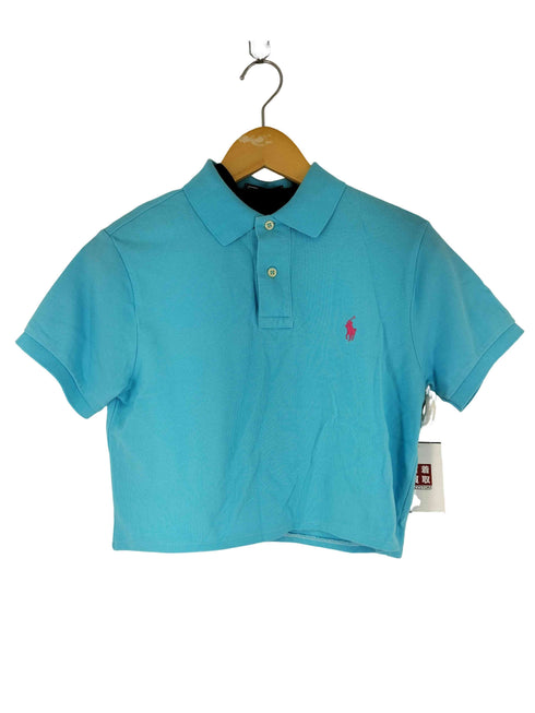 ポロバイラルフローレン Polo by RALPH LAUREN COSTOM FIT ミニポニー刺繍 ポロシャツ レディース import:M