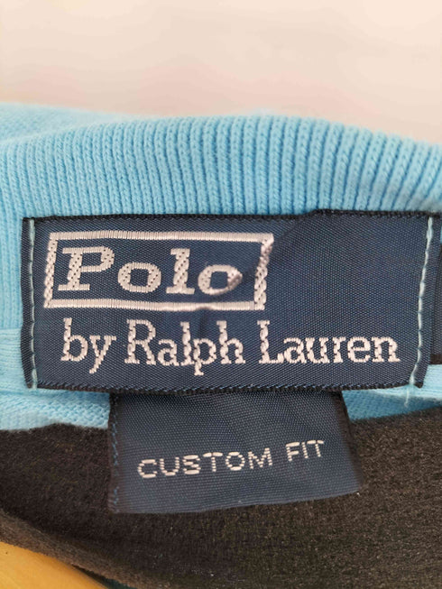 ポロバイラルフローレン Polo by RALPH LAUREN COSTOM FIT ミニポニー刺繍 ポロシャツ レディース import:M