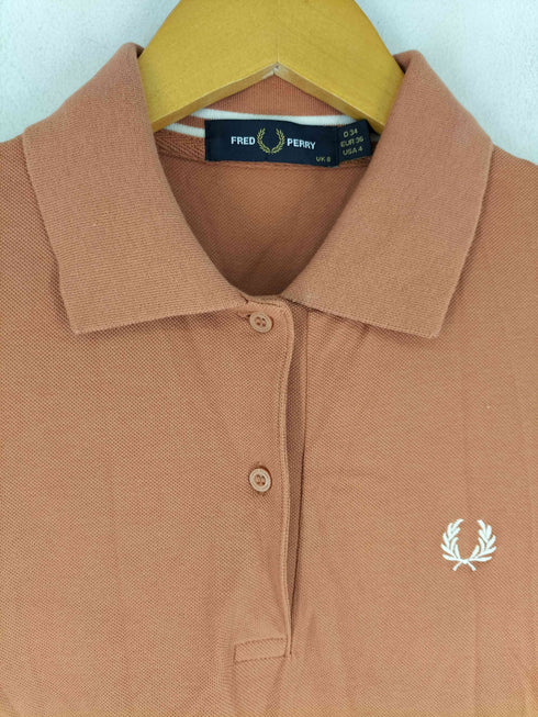 フレッドペリー FRED PERRY ワンポイントロゴ刺繍 ポロワンピース レディース JPN:36