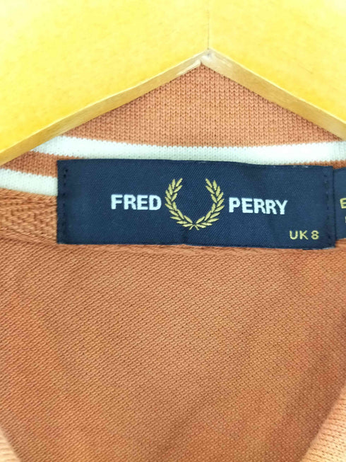 フレッドペリー FRED PERRY ワンポイントロゴ刺繍 ポロワンピース レディース JPN:36