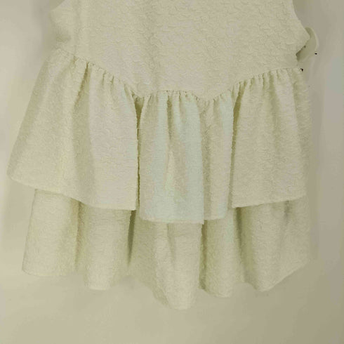 ナチュラルビューティーベーシック NATURAL BEAUTY BASIC 24SS ジャガードダブルフリルブラウス レディース JPN:M