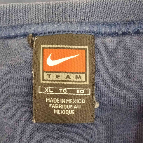 ナイキ NIKE 90-00s TEAMタグ ロゴ刺繍スウェットプルオーバー メンズ XL