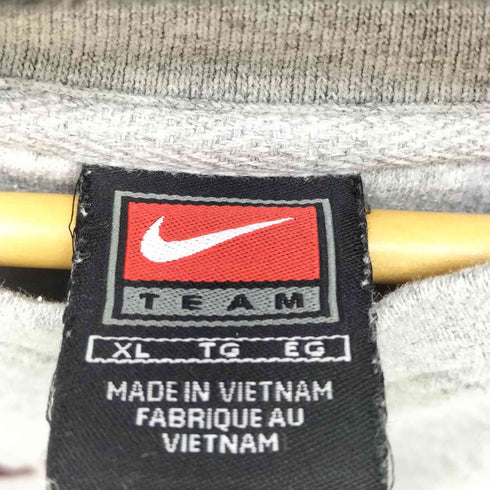 ナイキ NIKE 90-00s TEAMタグ カレッジ刺繍スウェットプルオーバー メンズ XL