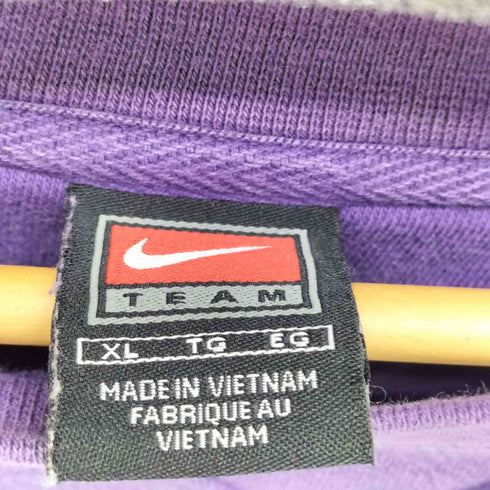 ナイキ NIKE 90-00s TEAMタグ カレッジ刺繍スウェットプルオーバー メンズ XL