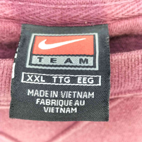 ナイキ NIKE 90-00s TEAMタグ カレッジ刺繍スウェットプルオーバー メンズ XXL