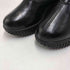 emiwalk マイクロファイバー革 厚底 レースアップブーツ レディース JPN:37