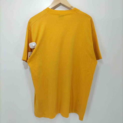 フルーツオブザルーム FRUIT OF THE LOOM 90s USA製 裾/袖シングル 企業ロゴ プリント S/S Tシャツ メンズ import:XL