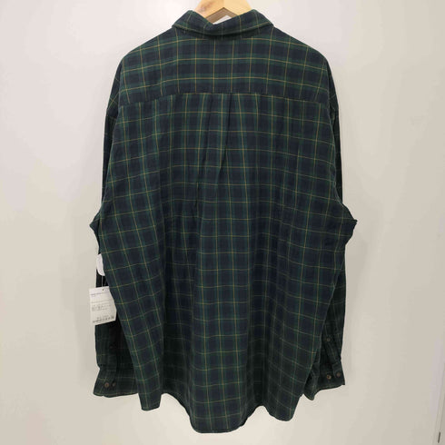 バナナリパブリック BANANA REPUBLIC 90s タータンチェック L/S ネルシャツ メンズ import:XL