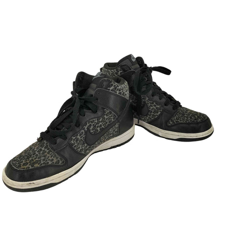 ナイキ NIKE GS Dunk High レオパード ハイカットスニーカー レディース JPN:24