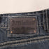 Affirtion USA製 メタルプレート エンブレム ロゴ 刺繍 ストレート デニム パンツ メンズ 32