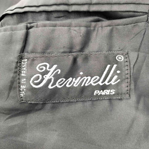 Kevinelli フランス製 ポリ 1B タキシード ジャケット メンズ FR:42