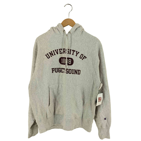 チャンピオン Champion 00S 三段プリント Reverse Weave Sweat Hoodie メンズ M
