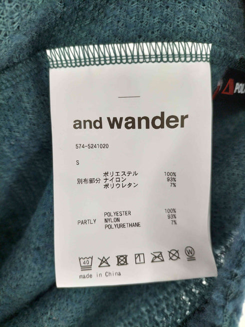 アンドワンダー and wander alpha direct hoodie 2 メンズ JPN:S