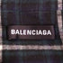 バレンシアガ BALENCIAGA フランネルチェックシャツ メンズ 37