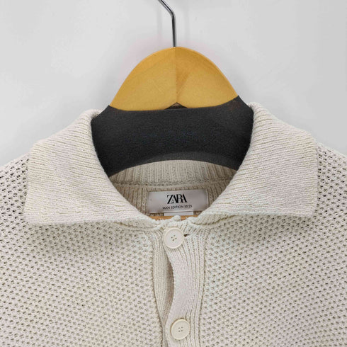ザラ ZARA コットンポロニット メンズ import:XL