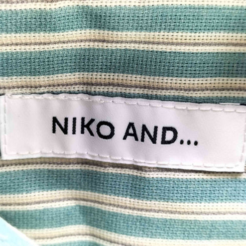 ニコアンド niko and... カラミストライプシャツ メンズ JPN:L