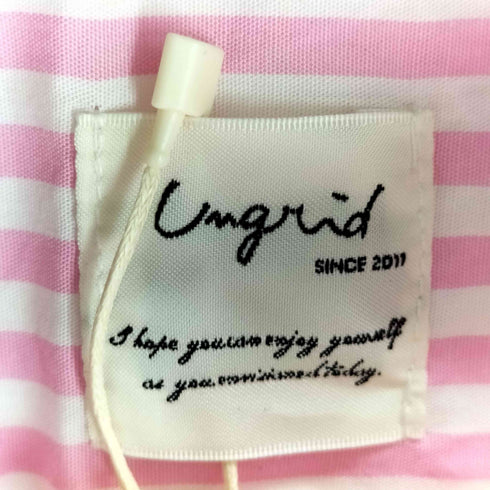 アングリッド Ungrid ストライプルーズシャツ レディース FREE