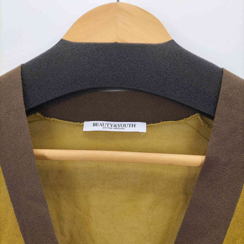 ビューティーアンドユースユナイテッドアローズ BEAUTY & YOUTH UNITED ARROWS シアー カラーブロック カーディガン レディース