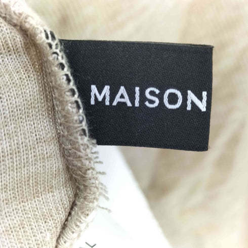 メゾンスペシャル MAISON SPECIAL 2WAYシアーメローステッチトップス レディース FREE