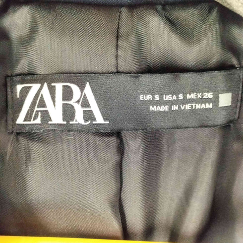 ザラ ZARA ピークドラペル ダブルブレスト テーラードジャケット レディース import:S