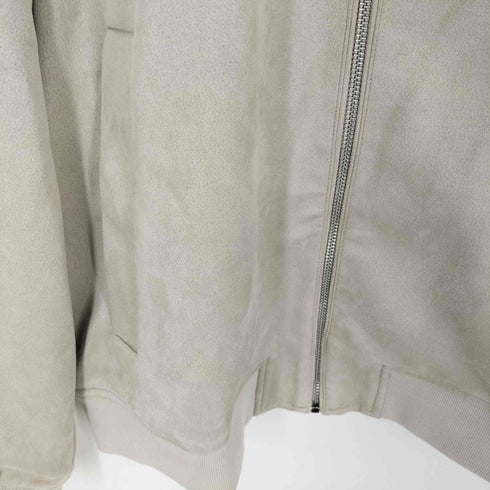 ザラ ZARA スエードライクジップアップブルゾン メンズ XL