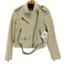 ザラ ZARA スエードライクダブルライダースジャケット レディース import:M