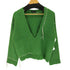 メゾンスペシャル MAISON SPECIAL Hand Stitch Deep V-neck Knitwear レディース FREE