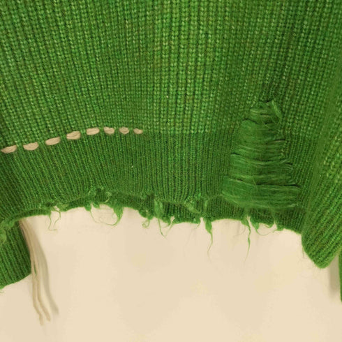 メゾンスペシャル MAISON SPECIAL Hand Stitch Deep V-neck Knitwear レディース FREE
